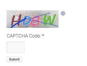 Add captchas to comments