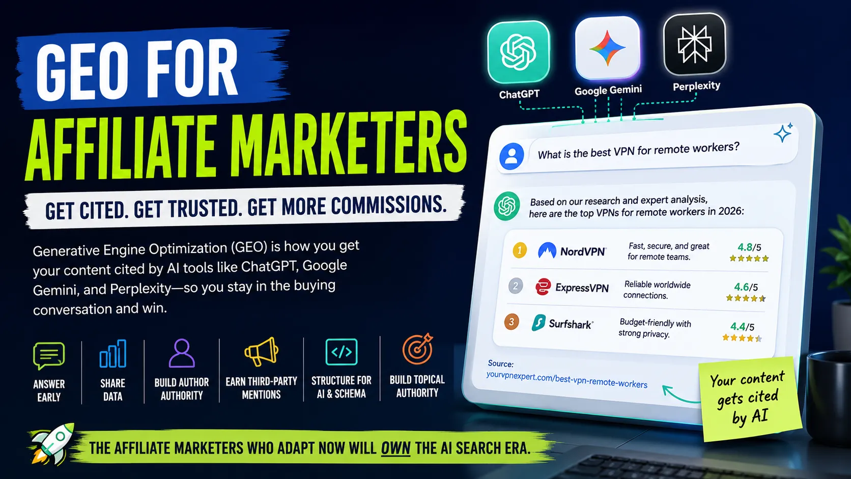 GEO for Affiliate Marketers