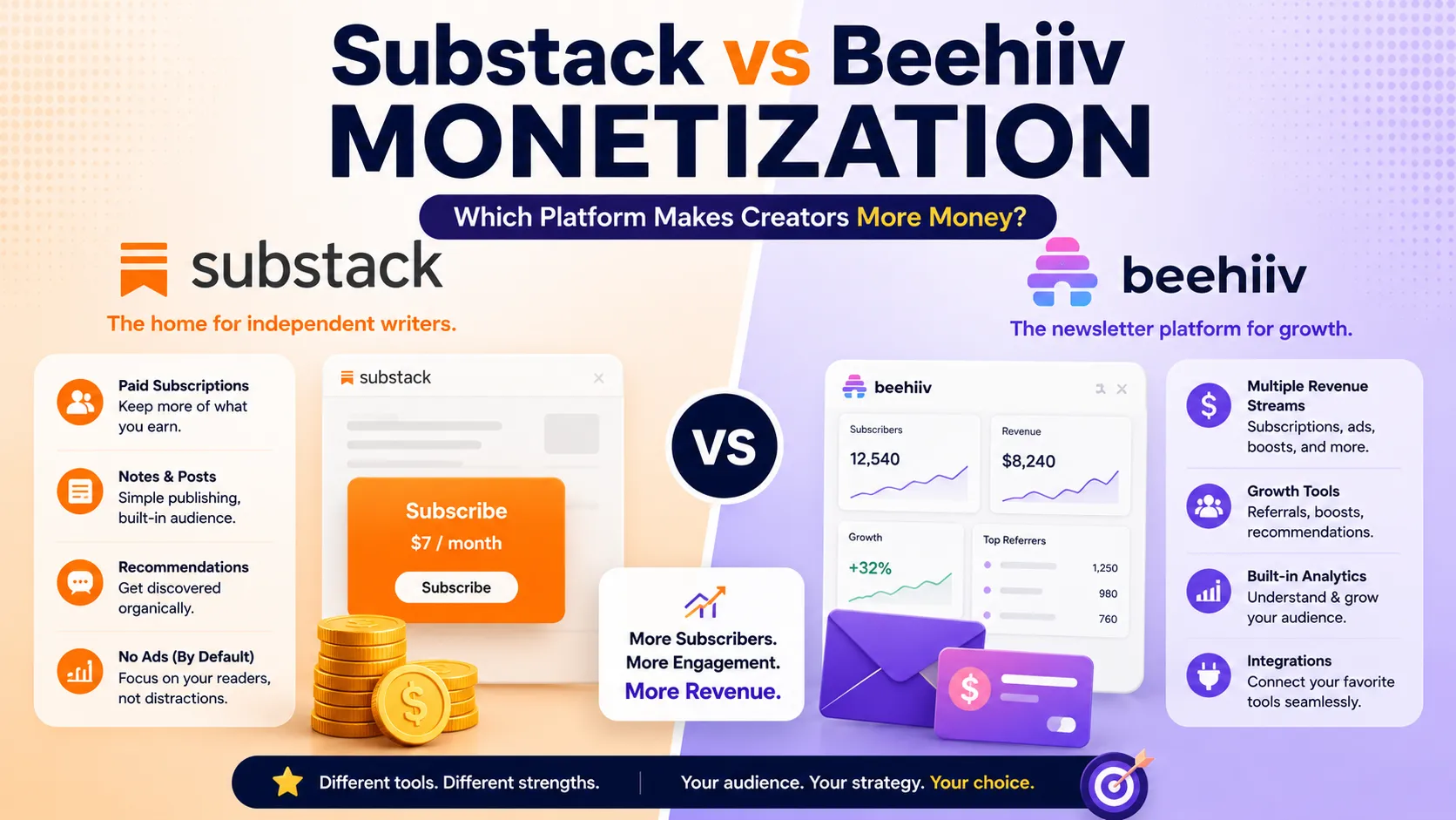 Substack vs Beehiiv