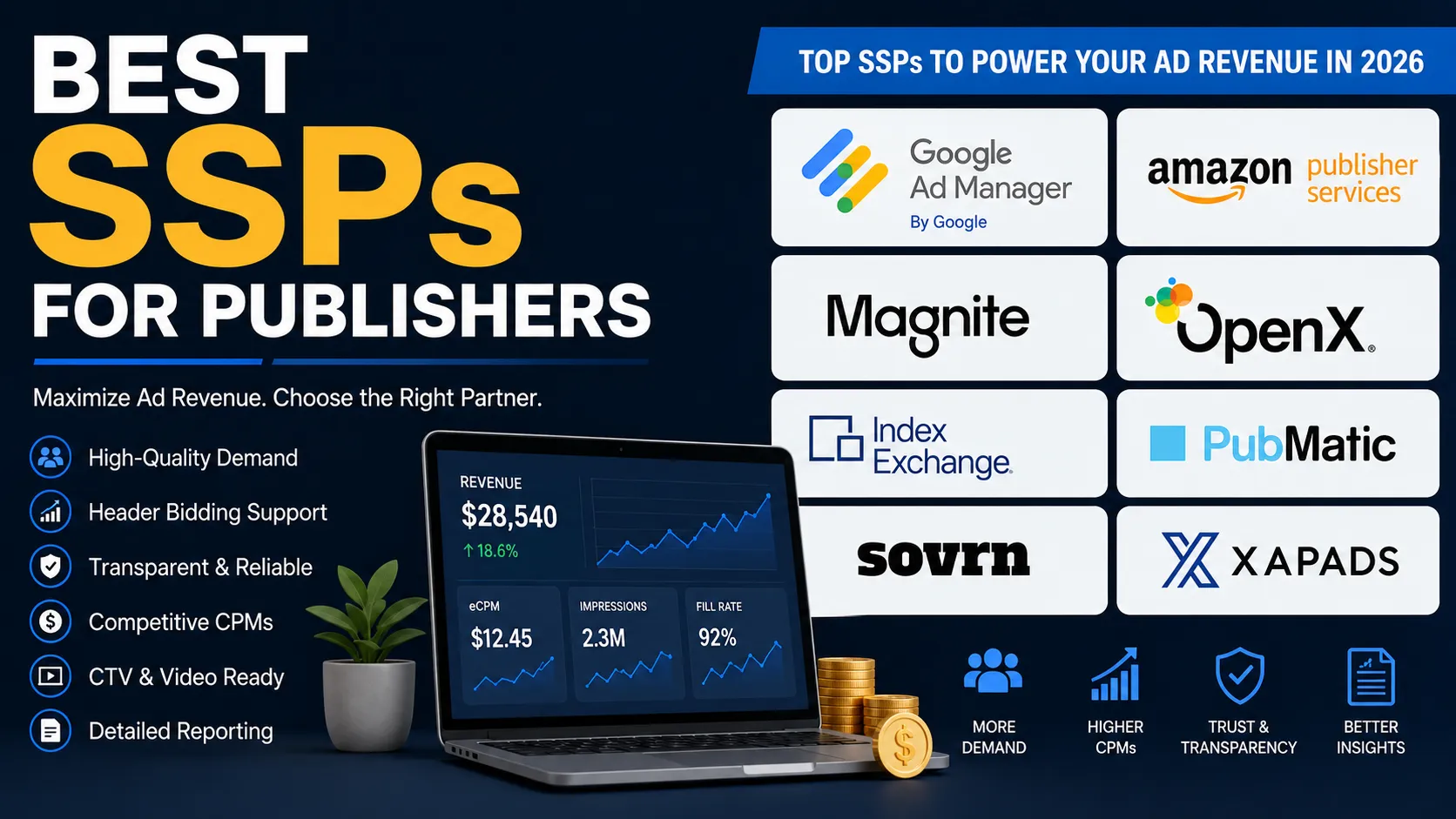 Best SSPs for Publishers