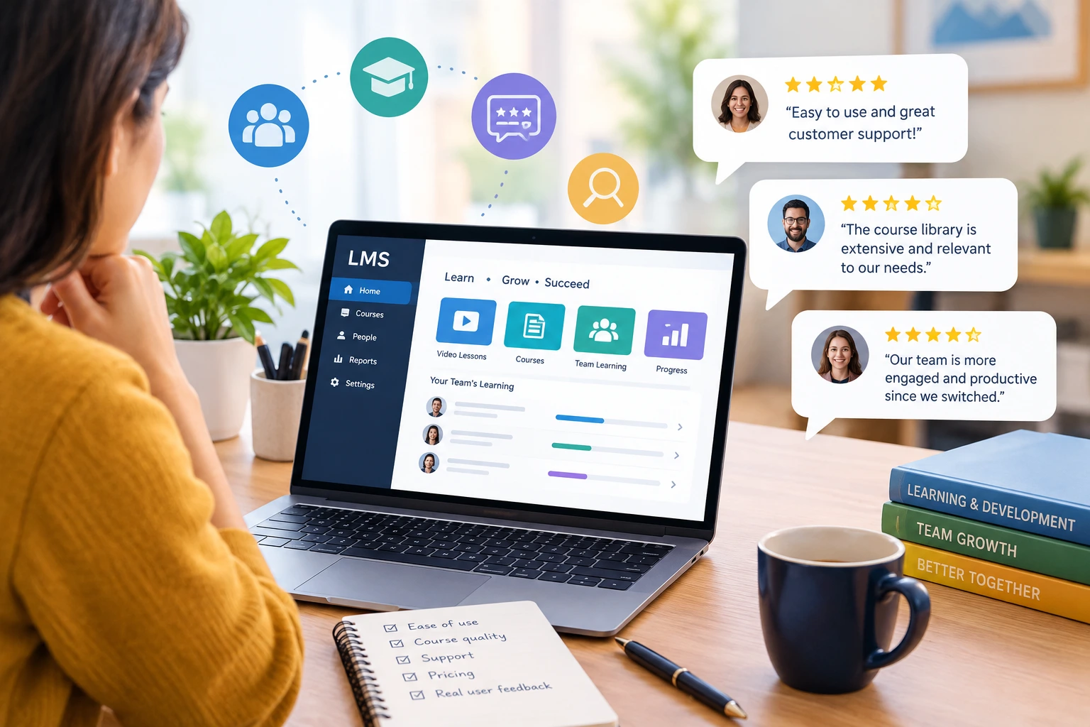 What Reviews Can Tell You Before Choosing an LMS for Your Team