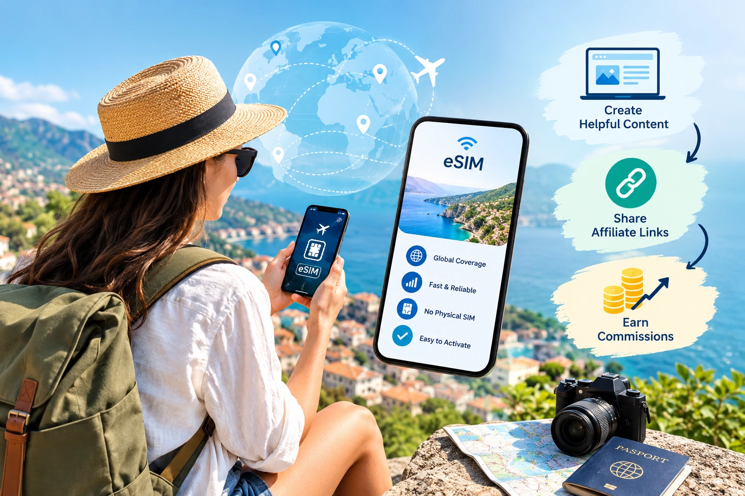A new affiliate niche for publishers: how to monetize content with travel eSIMs