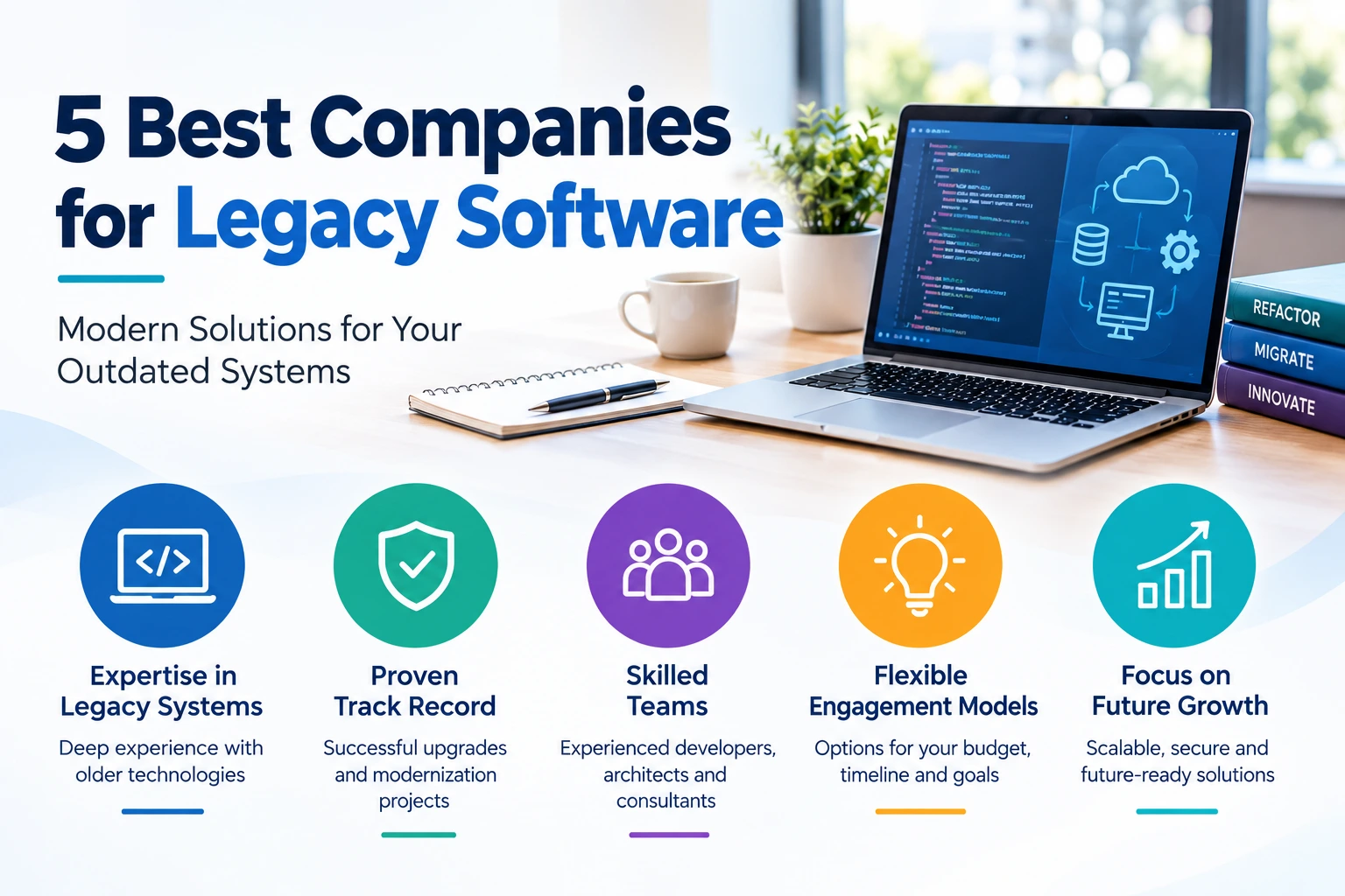 5 Best Companies for Legacy Software Modernization and Cloud Migration